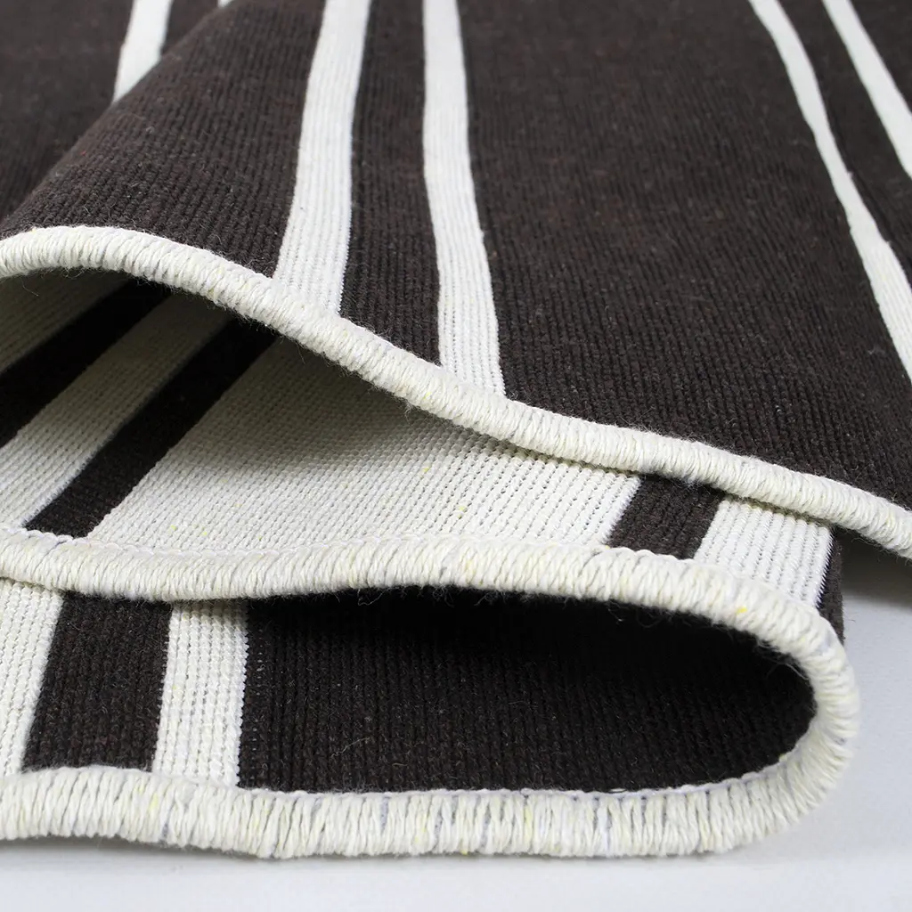 Ковер Lotus Home - Infinity Stripe коричневый двусторонний 80x150 - фото 4