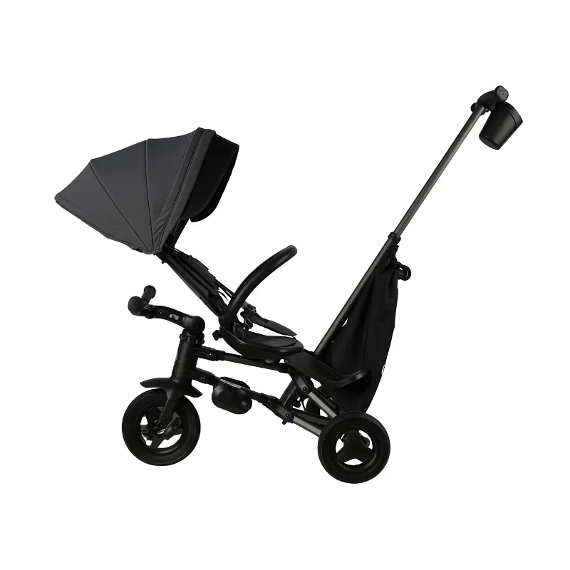 Велосипед триколісний дитячий Nova+ Rubber складаний Ultimate Black (S700-17Nova+RubberUB) - фото 2