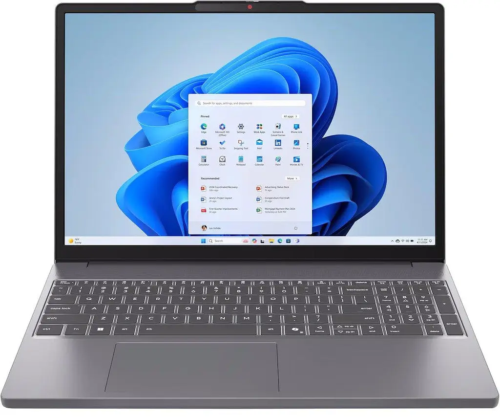 Ноутбук Lenovo IdeaPad Slim 3 15AMN8 Arctic Grey (82XQ01JYRA) UA UCRF - фото 7