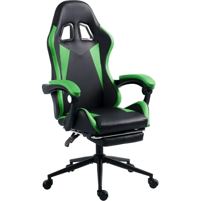Геймерське крісло GT Racer чорне із зеленим (X-2323 Black/Green) - фото 3