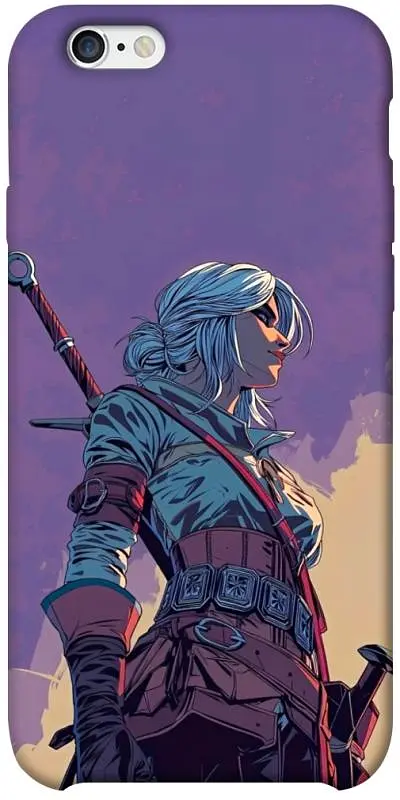 TPU чохол Demsky The witcher ciri для Apple iPhone 6/6s plus (5.5")