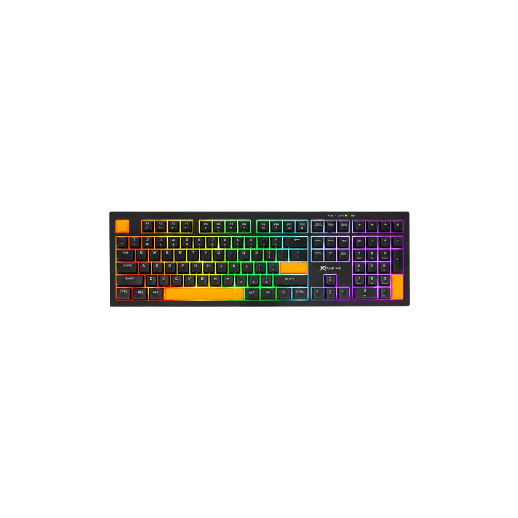 Клавіатура Xtrike ME ME KB-512 LED USB UA Black (KB-512BKUA)
