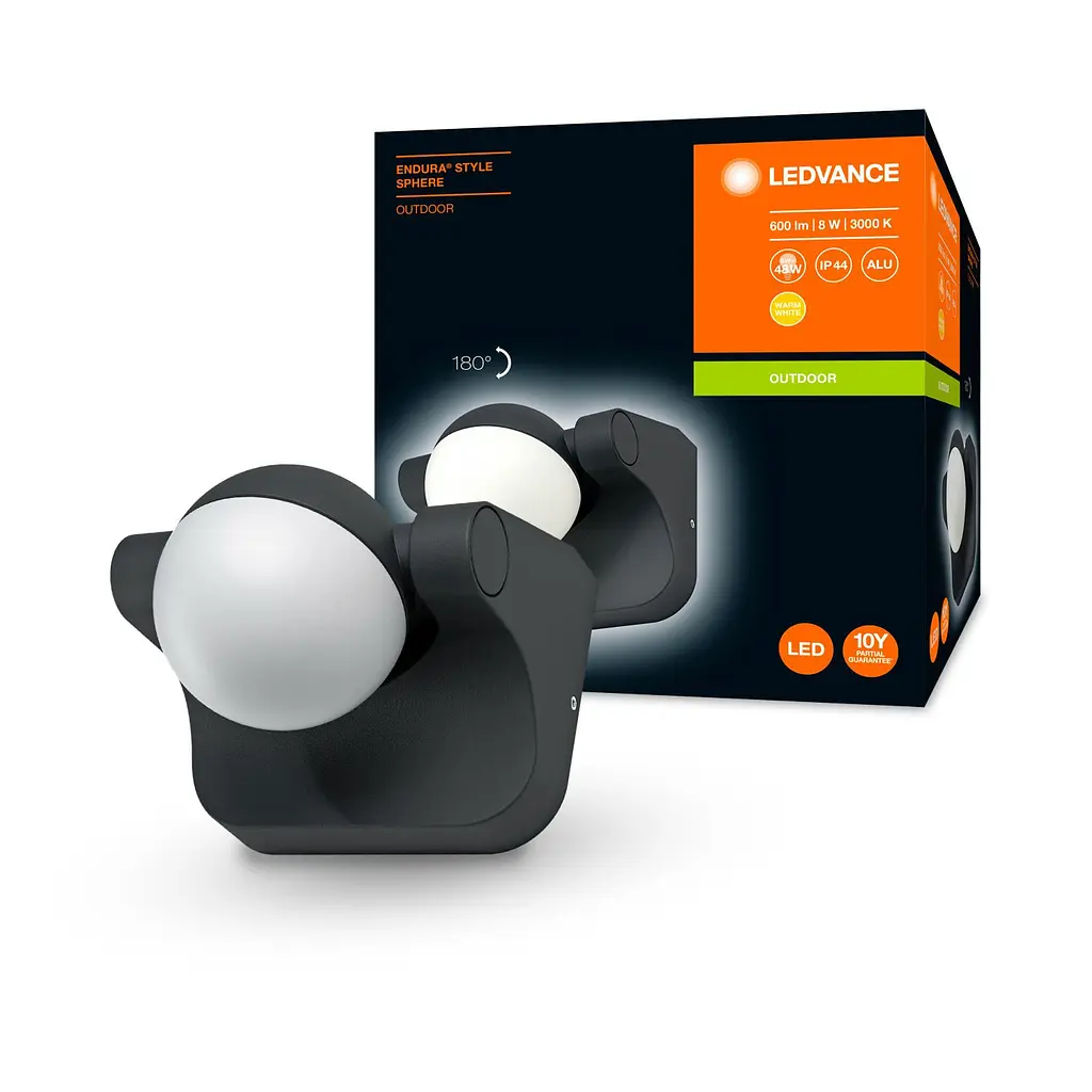 Osram Фасадний світильник ENDURA STYLE SPHERE 8w - фото 5
