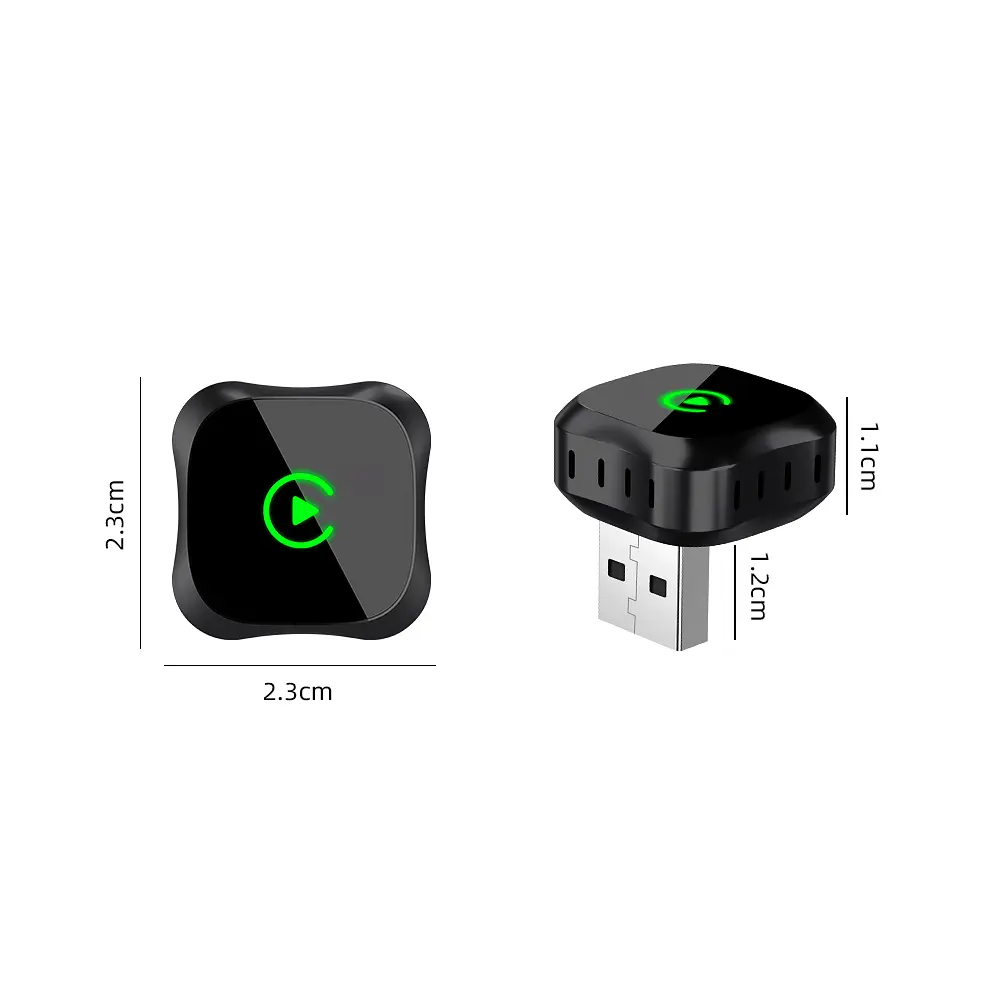 Бездротовий USB адаптер CarAIBOX EC01-BK 2в1 для Apple CarPlay та Android Auto - фото 7