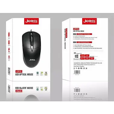 Миша Jedel CP72 USB Black - фото 2