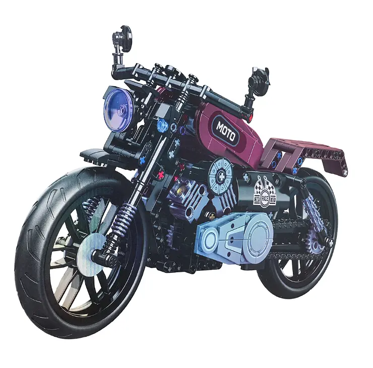 Конструктор детский Спортивный Мотоцикл 469 элементов Ramiz - фото 2