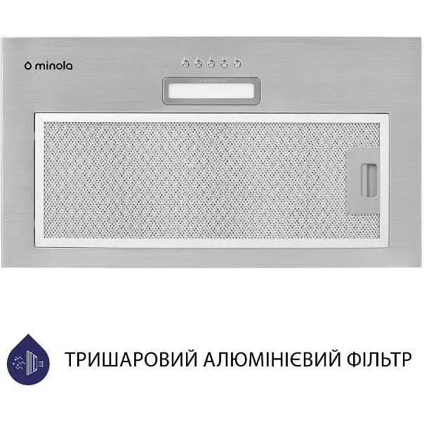 Витяжка вбудована Minola HBI 5025 I LED - фото 4
