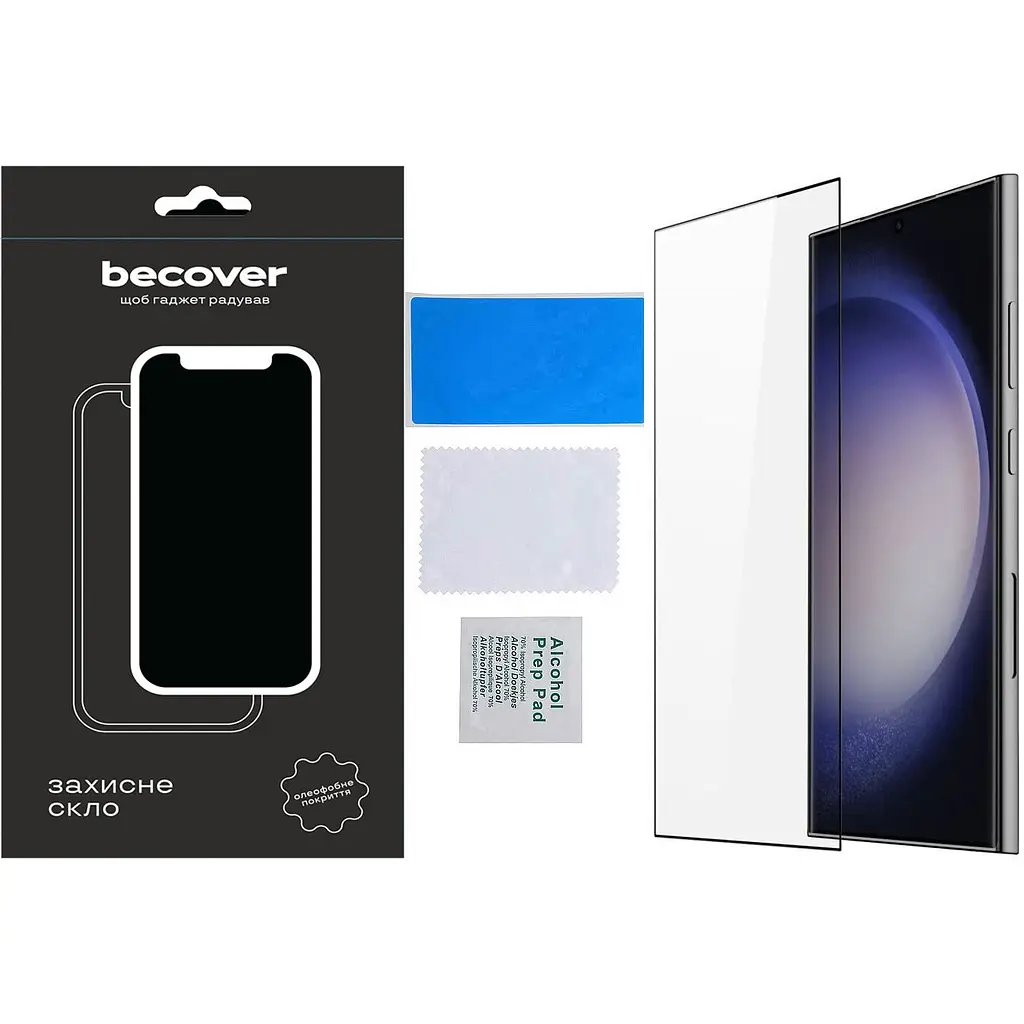 Защитное стекло BeCover для Samsung Galaxy S24 Ultra SM-S928 Black (711318) - фото 2
