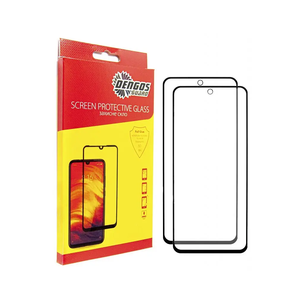 Скло захисне Dengos Kit 2pcs Xiaomi Redmi Note 14 Pro (DG-TG2P-64)