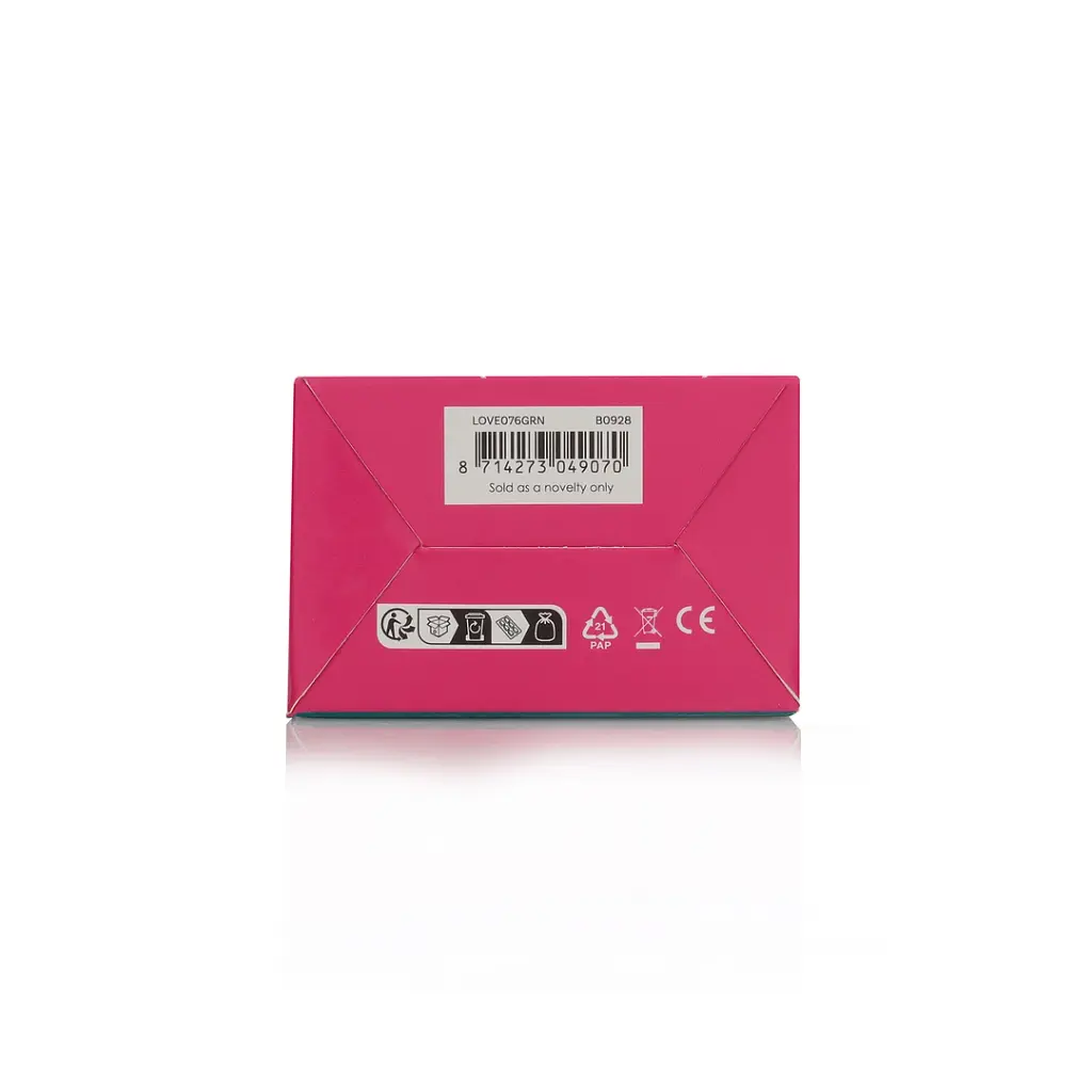 Вибратор-кролик Loveline Thrusting 20.5 см (зеленый) - фото 22