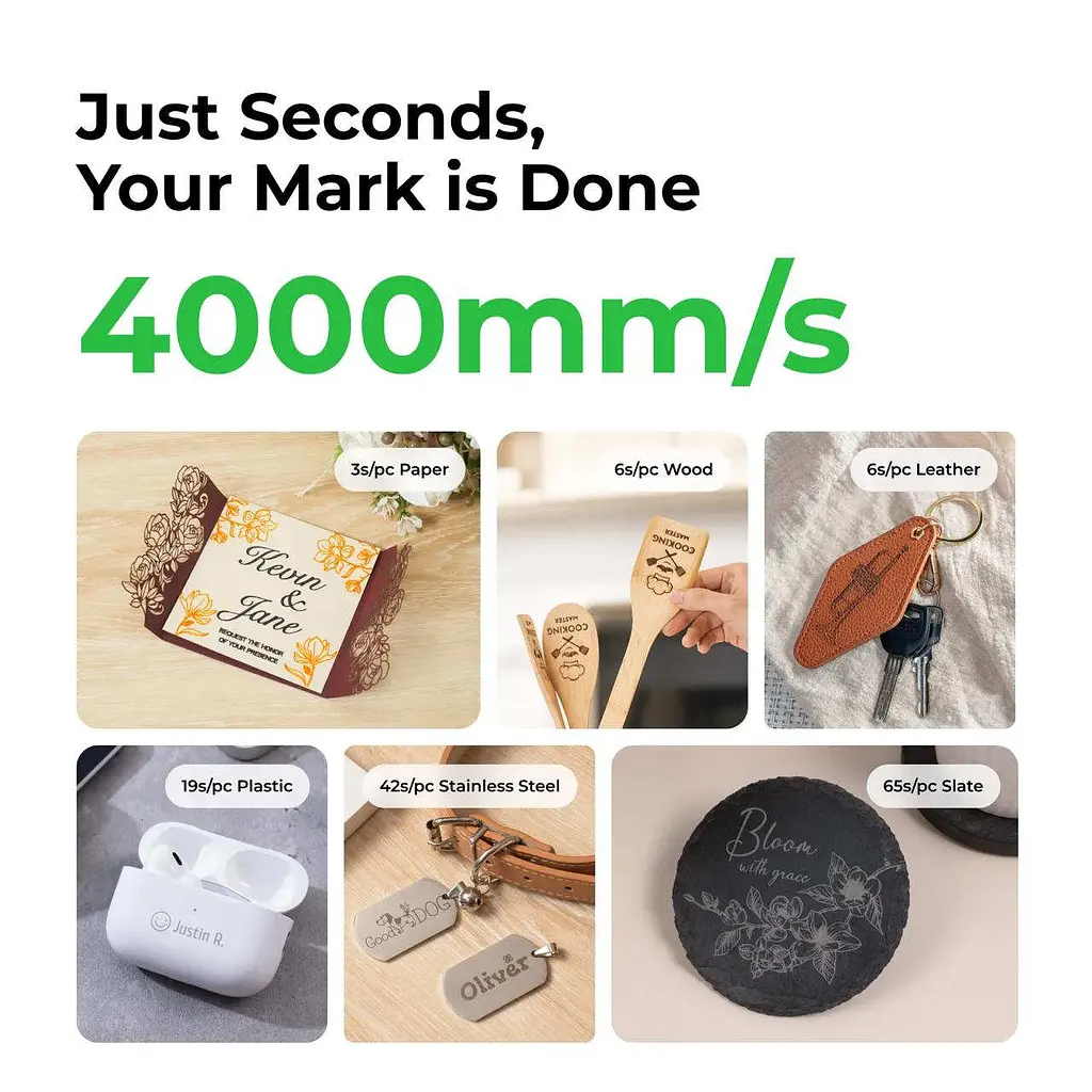 Лазерний гравірувальний верстат 2 в 1 xTool F1 Deluxe (F1-DB) - фото 10