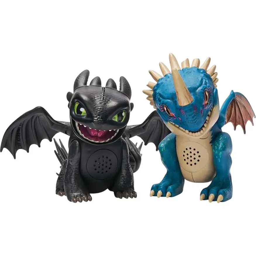 Интерактивный дракон Dragons Как приручить дракона Беззубик 10 см черный (SM66676/6074239) - фото 7