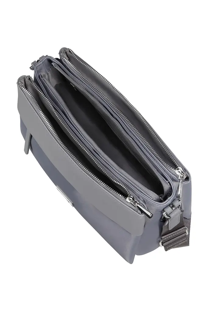 Плечова Сумка Samsonite ZALIA 3.0 SILVER GREY 28,5x19,5x9,5 KM4*08011 - фото 2