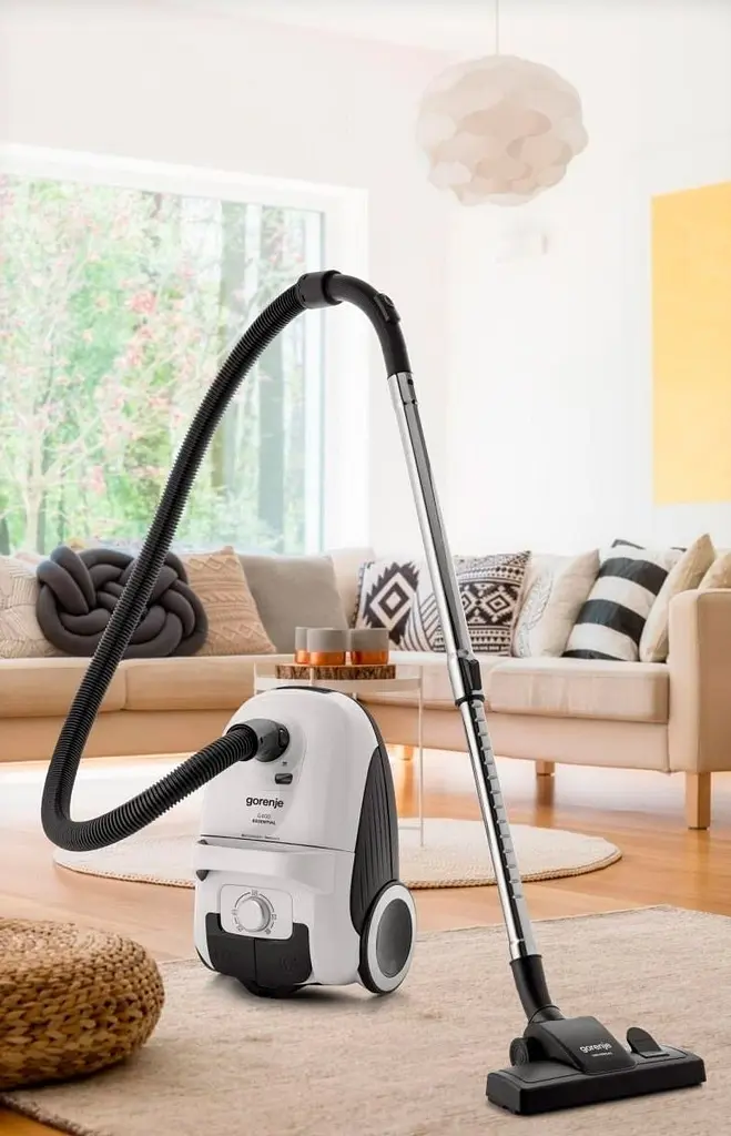 Пилосос мішковий Gorenje 800 Вт 3 л HEPA індикатор білий - фото 2