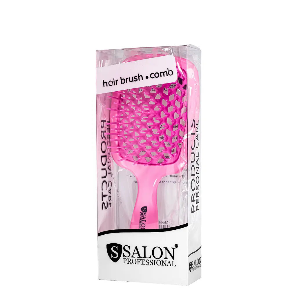 Щітка для волосся Salon Professional продувна 20 см SP0099 SL, Рожева - фото 2