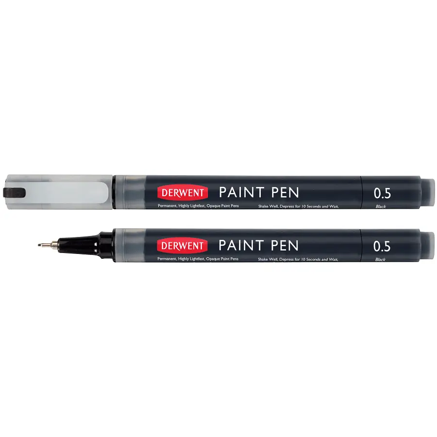Набір кольорових ручок PAINT PEN PALETTE №3, 5шт Derwent - фото 2