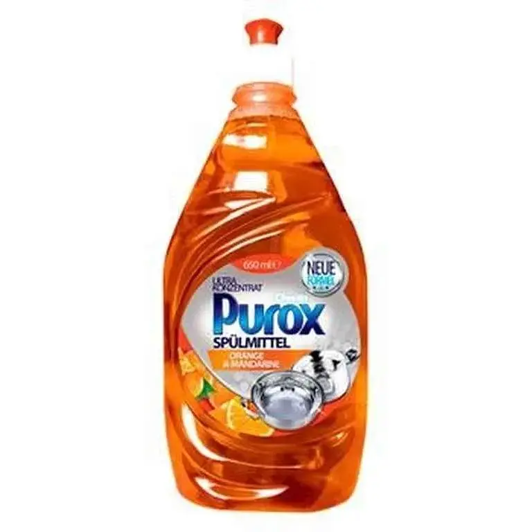 Засіб-концентрат PUROX 650мл для посуду Оrange&mandarine