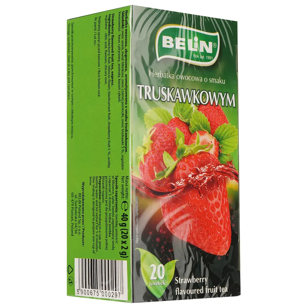 Суміш фруктово-ягідна Belin Полуниця 40 г (20 шт. х 2 г) (895352) - фото 2