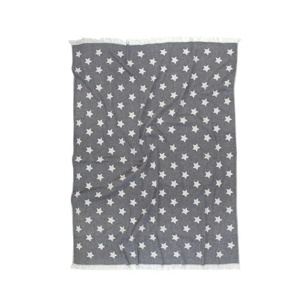 Плед Lotus Home - Star throw черный 130x170 - фото 3