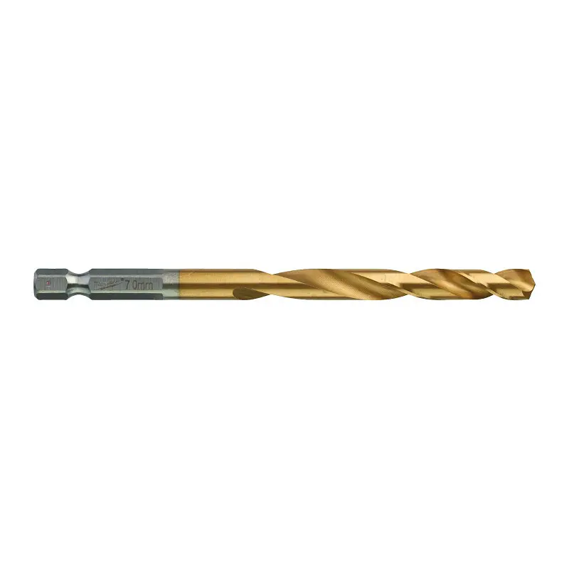 Свердло по металу RedHEX SHOCKWAVE HSS-TiN MILWAUKEE, діаметр 7,0х109х66мм, (5шт), пластикова коробка - фото 2