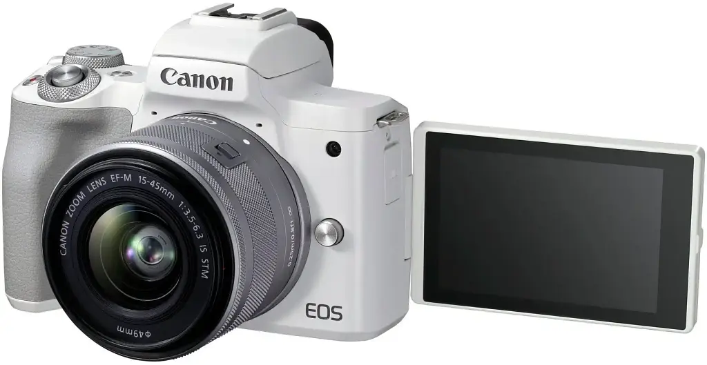 Фотоаппарат Canon EOS M50 Mark II kit (15-45mm) IS STM White (4729C005) - фото 2