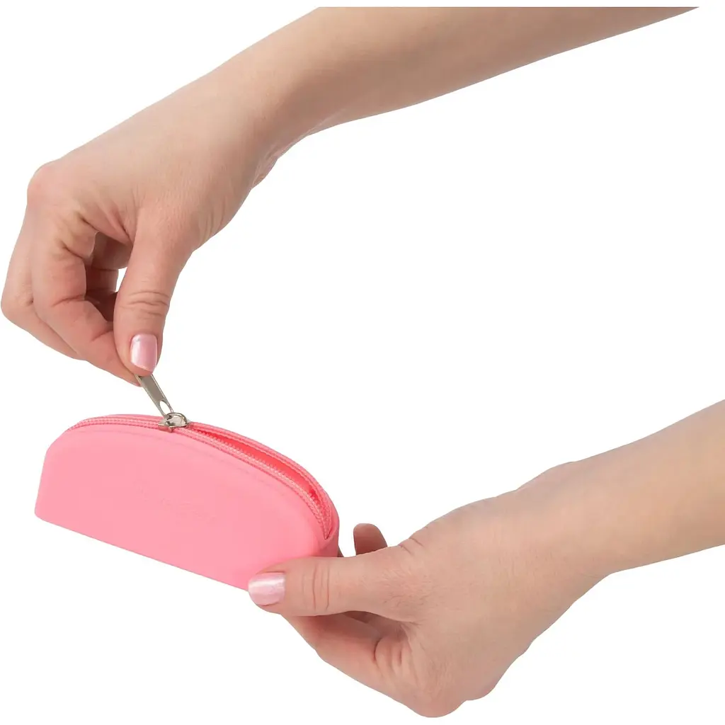 Сумка для зберігання секс-іграшок PowerBullet - silicone Storage ZippeRed Bag Pink - фото 2