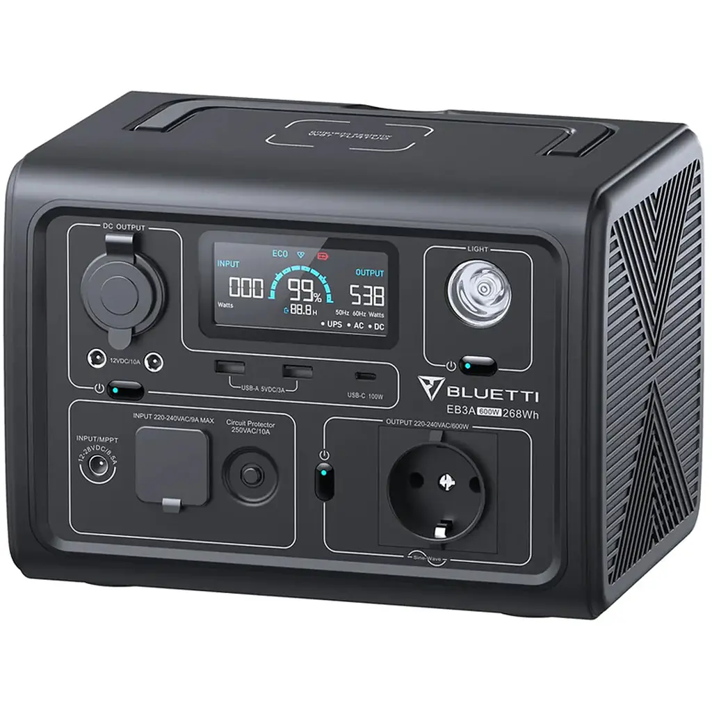 Зарядна станція BLUETTI EB3A 600W