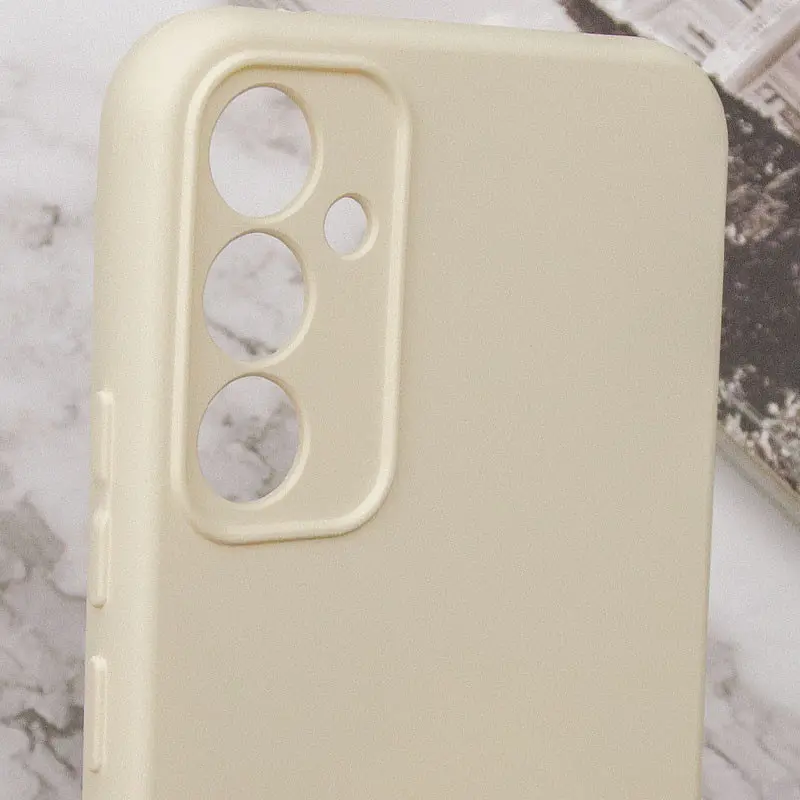 Чехол Silicone Cover Lakshmi Full Camera (A) для Samsung Galaxy S24+ Песочный / Sand - фото 5