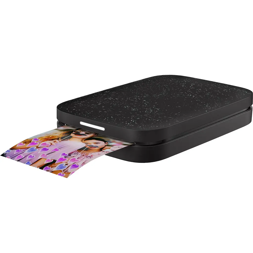Портативный фотопринтер HP Sprocket 2x3 Black (HPISPB) [141280] - фото 3