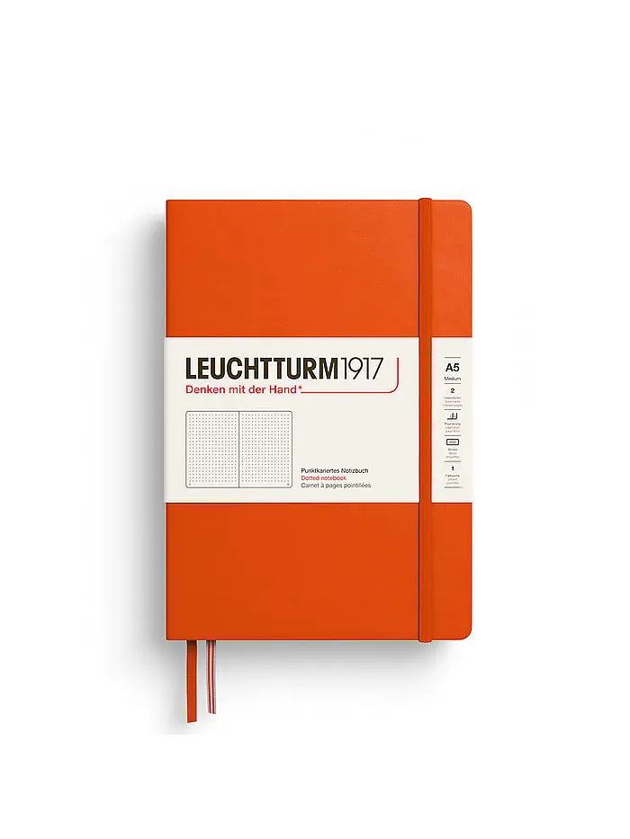 Блокнот Leuchtturm1917, Середній, Pumpkin, Крапка (373982)
