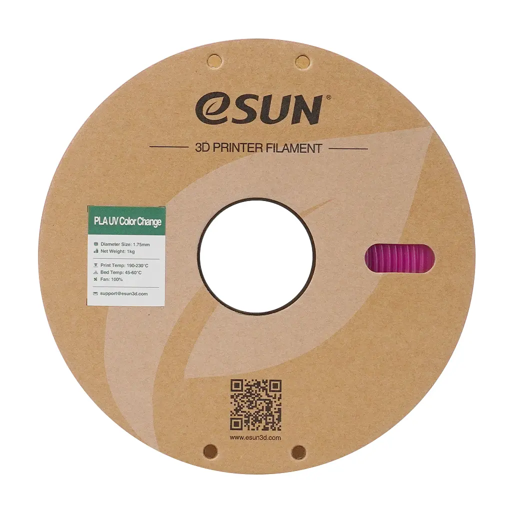Пластик для 3D-принтера eSUN PLA UV 1,75mm 1kg Fuchsia (PLA-UV CC175UV-F1P1) - фото 4