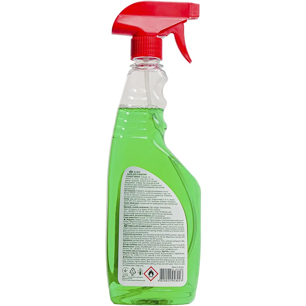 Засіб для очищення скла Domo 525 мл - фото 2