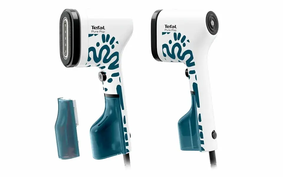 Відпарювач компактний Tefal Pure Pop Home & Travel 1300Вт, 70мл, постійна пара - 20гр, біло-синій teh0016188 - фото 2
