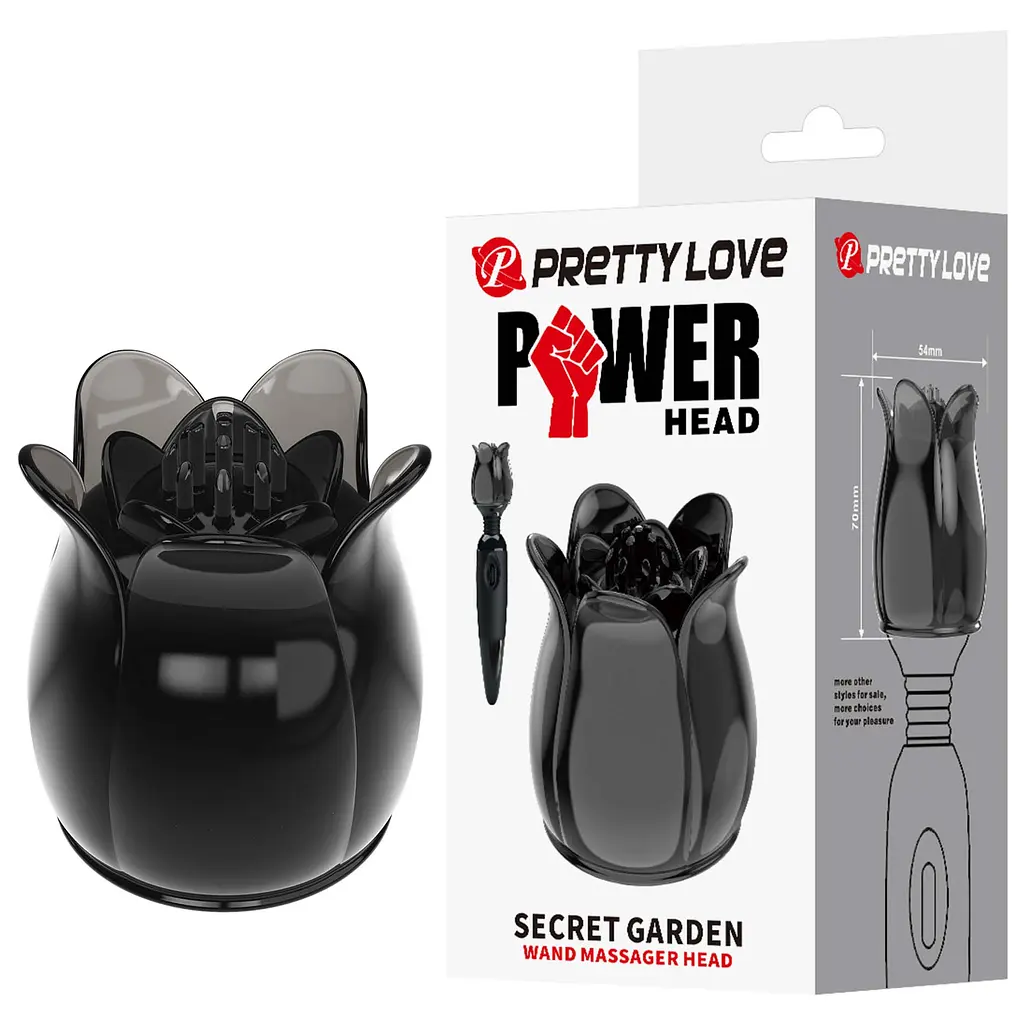 Вібронасадка Pretty Love Power Head Secret Garden Wand Massager Attachment PRETTY LOVE BI-300005 103681