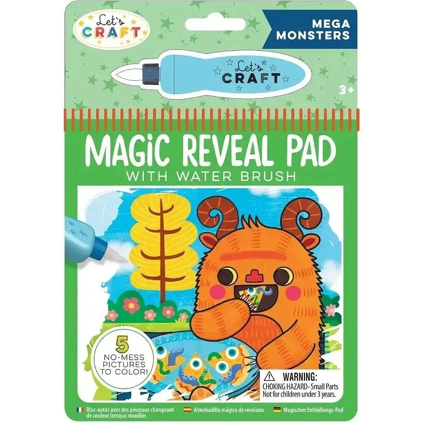 Уценка. Водные раскраски Let's Craft Волшебные преобразования Монстры (MRP017) - фото 2