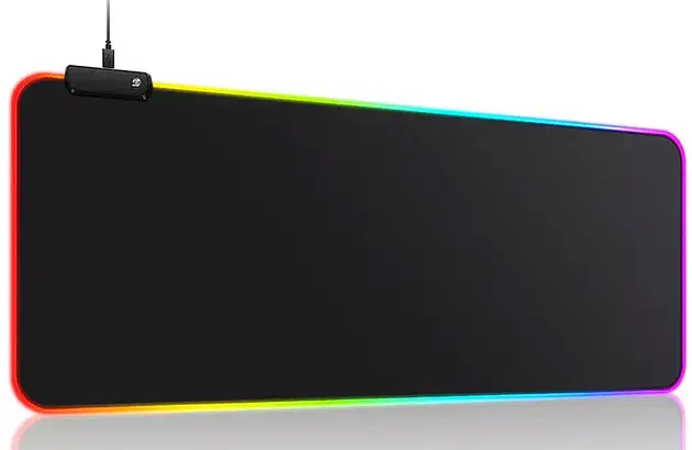 Ігрова поверхня FeelTouch з RGB підсвіткою FeelTouch 800 x 300 x 3 мм Black - фото 3