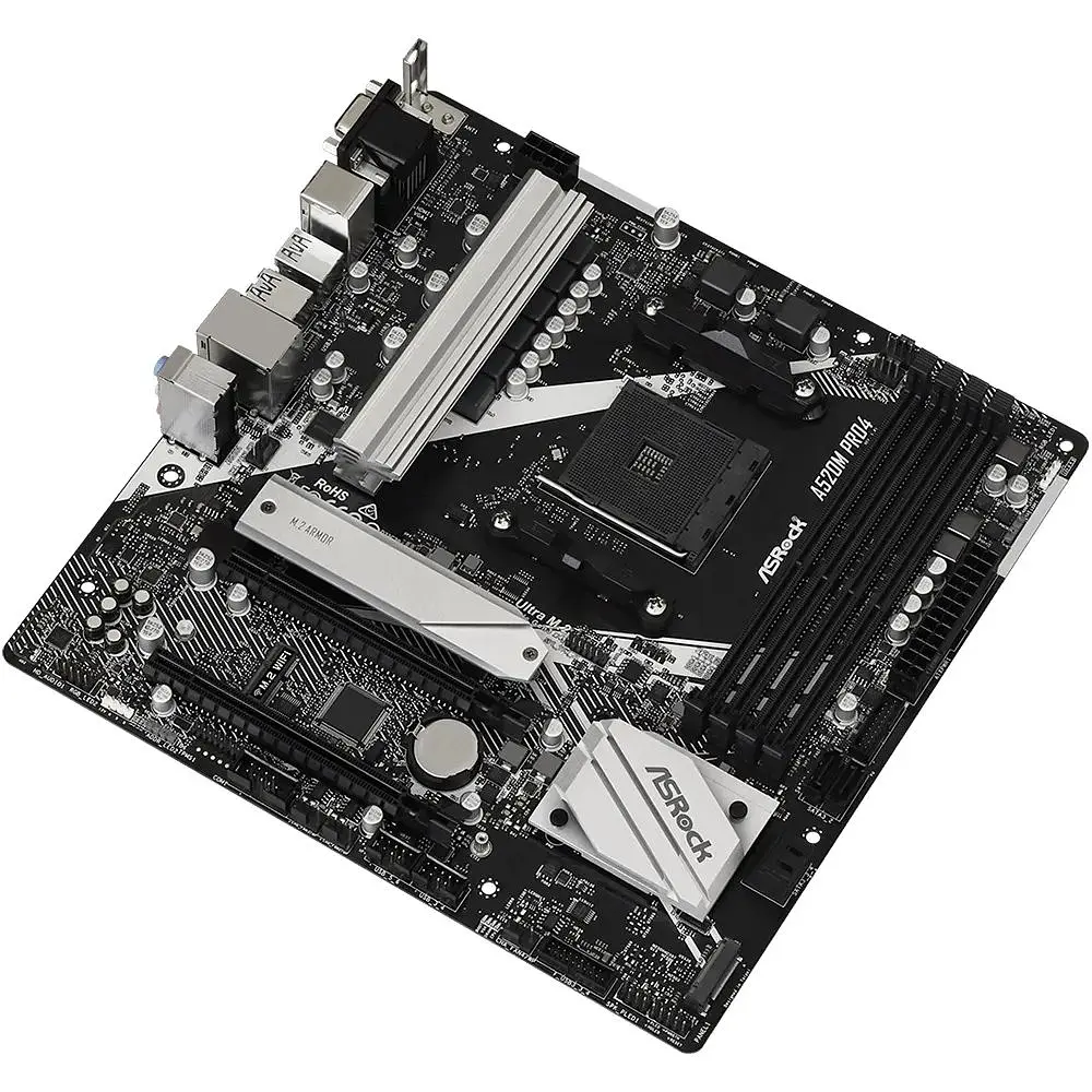 Материнская плата ASRock A520M Pro4 Socket AM4 - фото 3