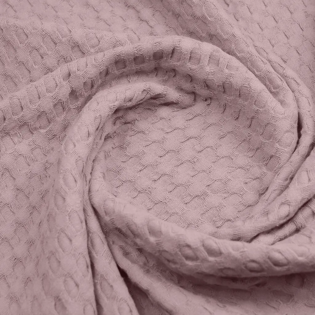 Плед-покрывало Cosas Floral Waffle Weave 110х140 см лиловый (Blanket_24Floral_WaffleWeave_110x140) - фото 4