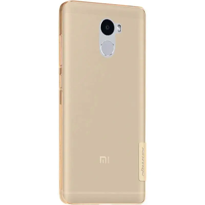 Чохол-накладка Nillkin TPU Nature Xiaomi Redmi 4 Brown - фото 4