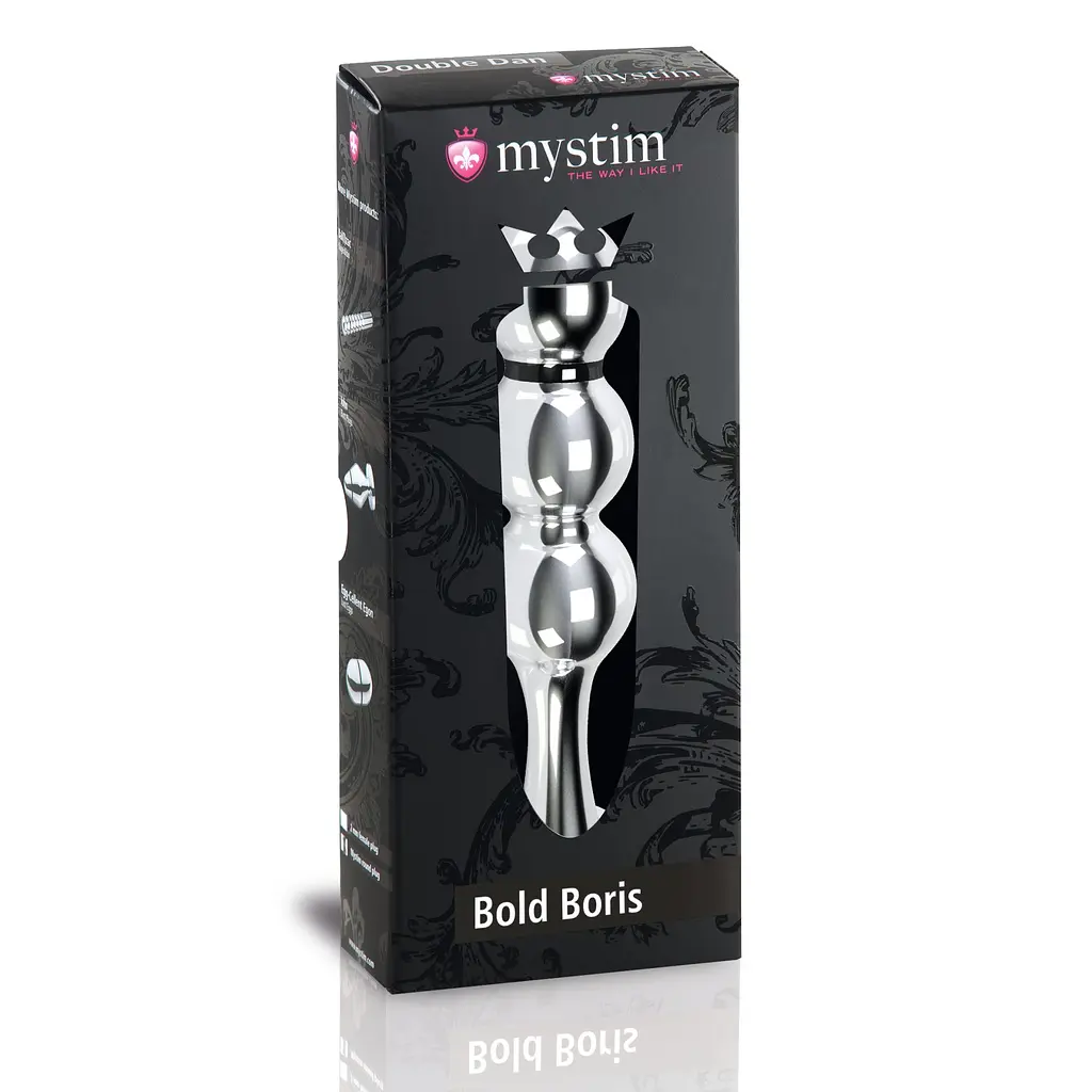 Bold Boris Kugeldildo анальна пробка з електростимуляцією, 14х3. 2 см - фото 4