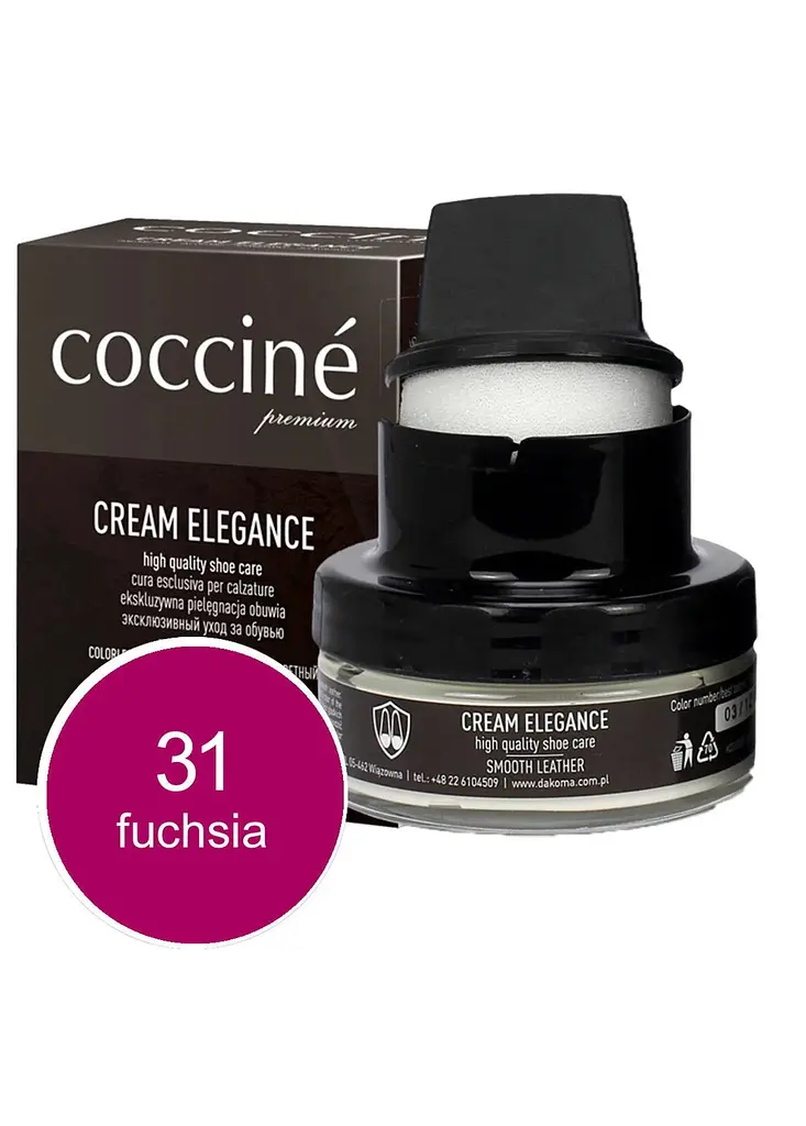 Крем Coccine Elegance для гладкої шкіри, фуксія, 50 мл
