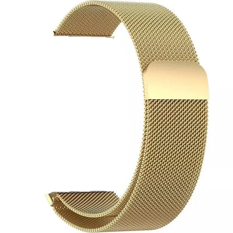 Ремінець до смарт-годинника BeCover Milanese Style для Samsung Galaxy (20mm)/Watch 5/ Watch 4.../Gear S2 Classic/Gear Sport Gold (707674) - фото 3