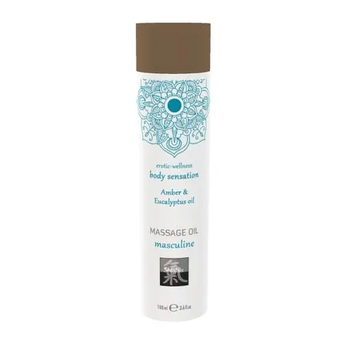 Масажне масло Shiatsu Massage Oil Amber & Eucalyptus oil 100ml HOT 3-67008 100454