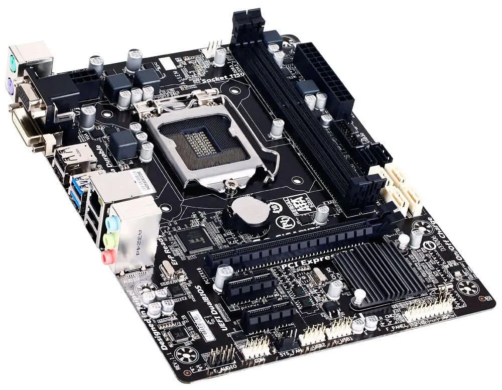 Материнская плата Gigabyte GA-B85M-D2V (GA-B85M-D2V) (Socket 1150, Intel B85, Micro-ATX) Б/у - фото 2