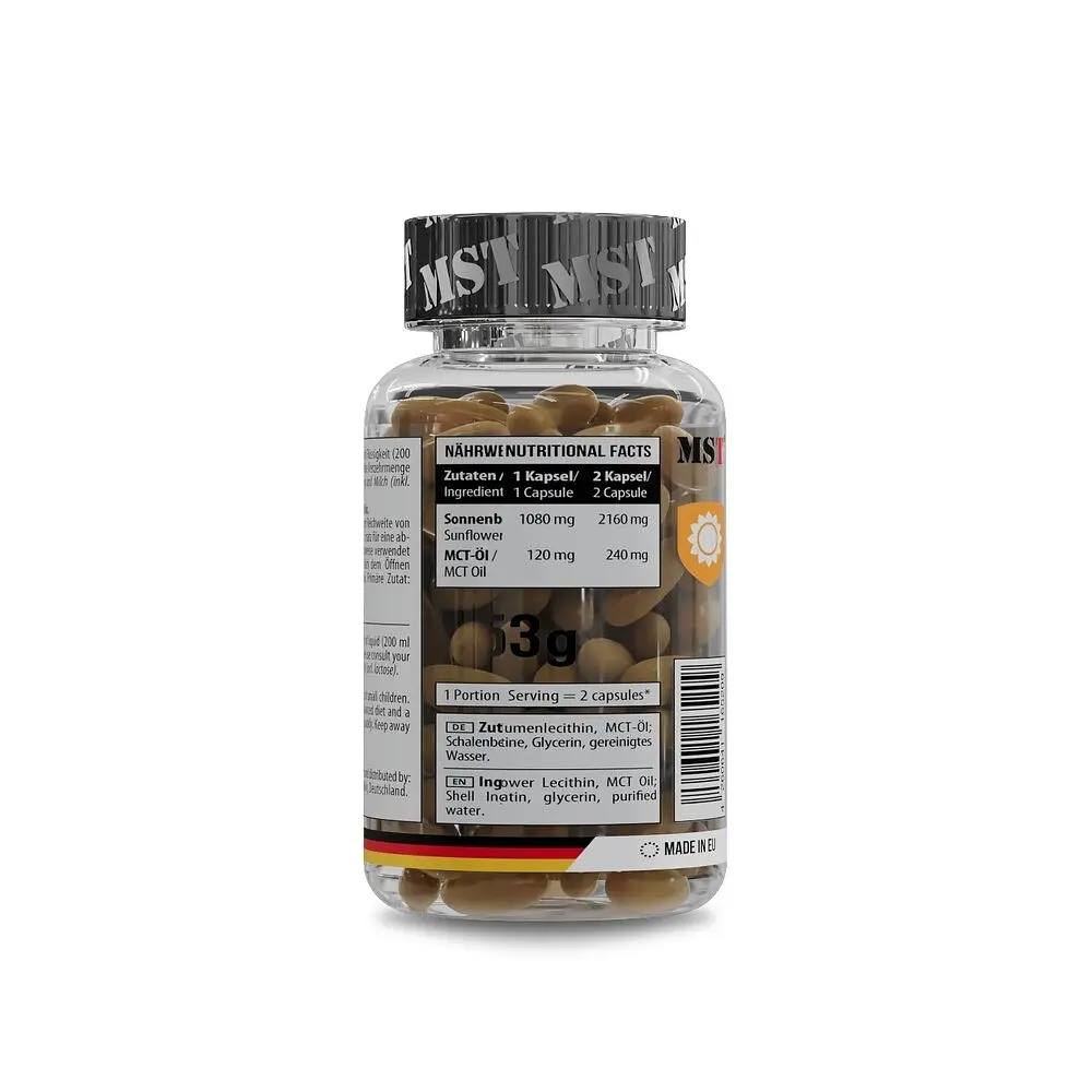 Лецитин MST Nutrition Lecithin Sunflower, 90 капсул - фото 2