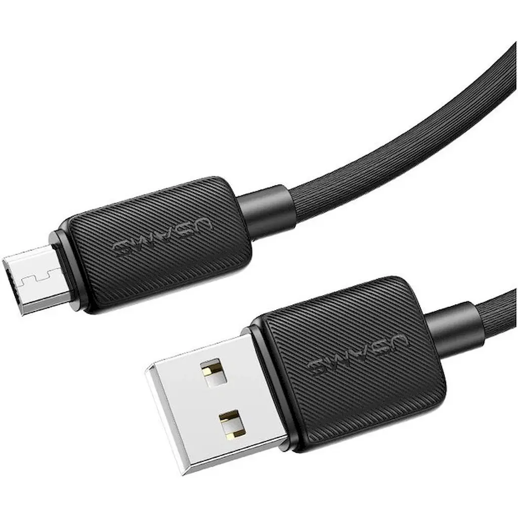 Кабель Usams US-SJ690 USB-A to Micro-USB 18W 2A, 1м White (6958444909295) - фото 2