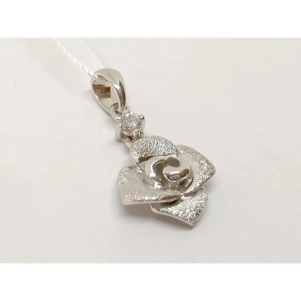 Золота підвіска Золотий Вік з фіанітом. 31827/02/3/52 - фото 2