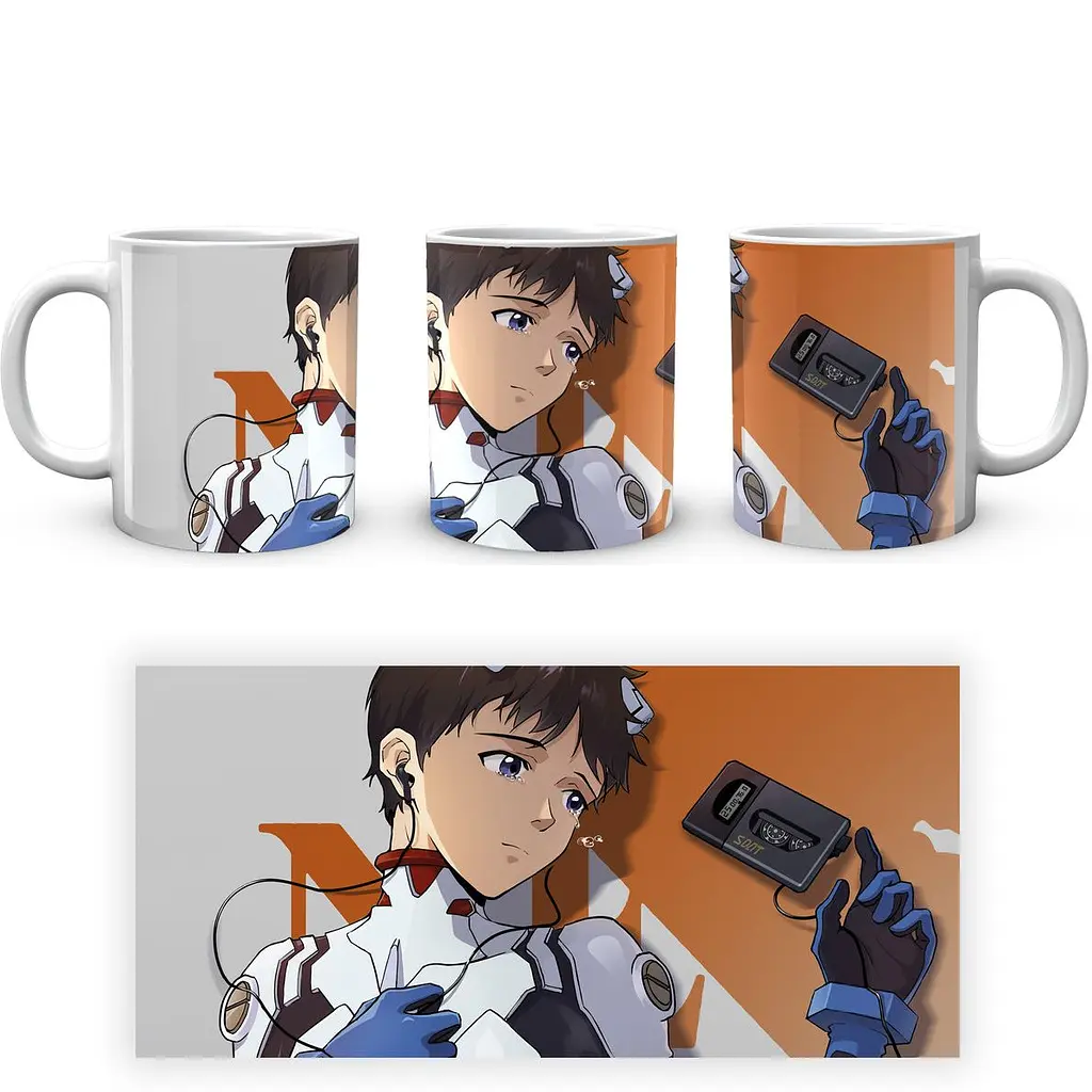 Кружка GeekLand Evangelion Евангелион Синди EVA 002.39 330 мл белая - фото 4