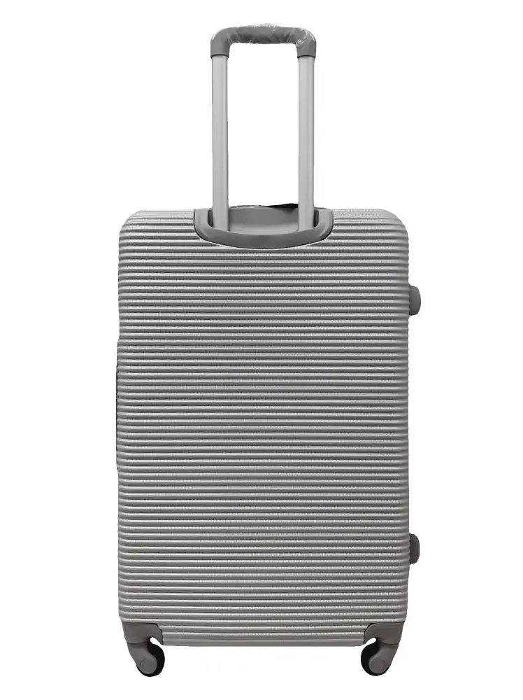 Валіза велика L ABS-пластик Milano bag 004 75,5×50×33,5см 105л Срібна - фото 3