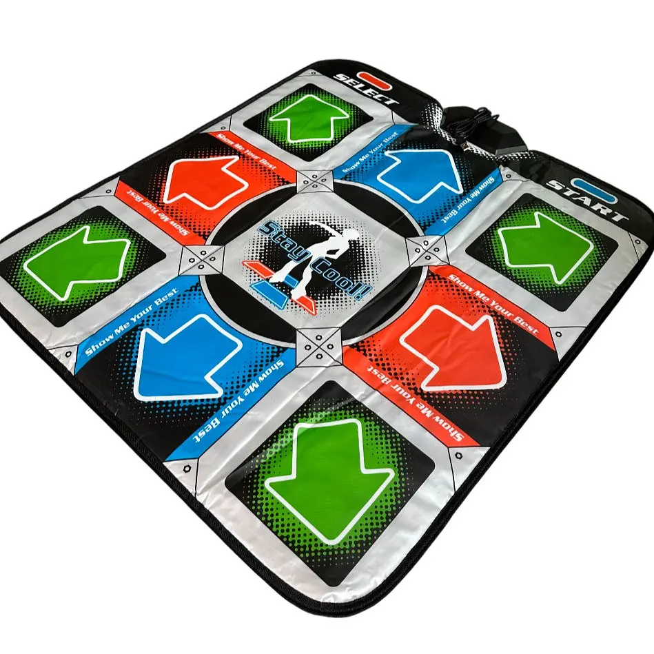 Танцевальный коврик X-TREME Dance PAD Platinum для PC (2 оранж., 4 зел., 2 голуб. стрелки) коврик для танцев - фото 4